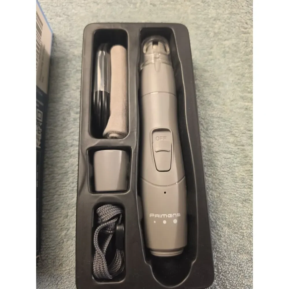 NIB Primens Clawmaster Pet Nail Grinder w/LED Light, Rechargeable & Safe